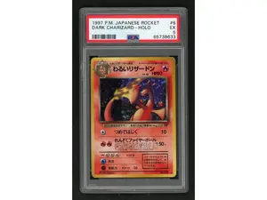 1997 Pokemon Rocket Gang Japanese Holo Dark Charizard #6 PSA 5