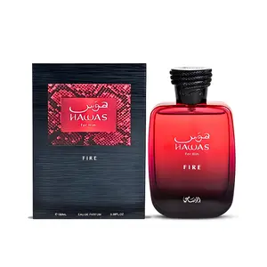 Rasasi Hawas Fire Eau De Parfum 3.4FL.OZ Floral Amber Musky