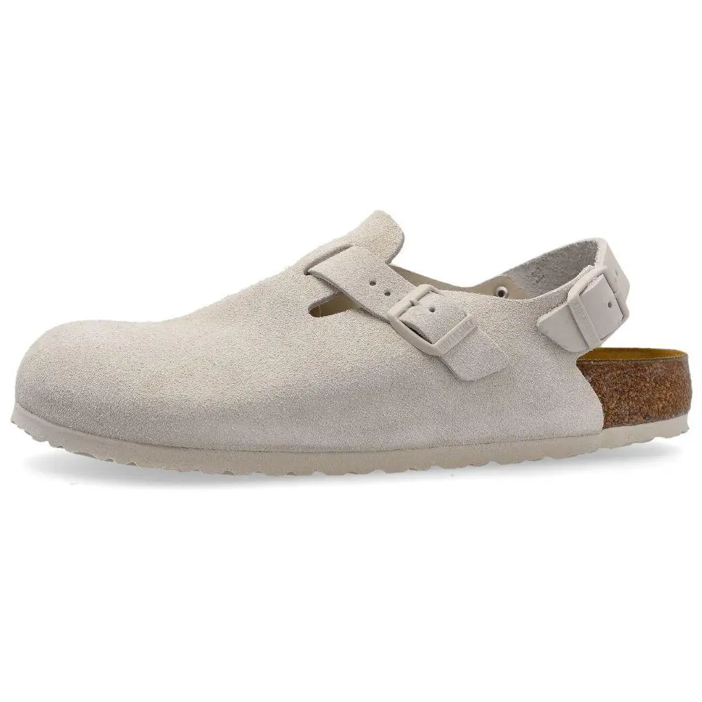 Birkenstock Tokio Closed-Toe Slippers - Comfortable, Slip-Resistant Unisex Shoes (White) - Maison Mihara Official Trending Footwear, Slipper
