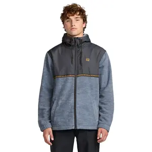 BILLABONG Men's Boundary Lite Zip Sweatshirt, OG Fit Full-Zip Furnace Fleece Jacket, Casual Outerwear Sporty Layer