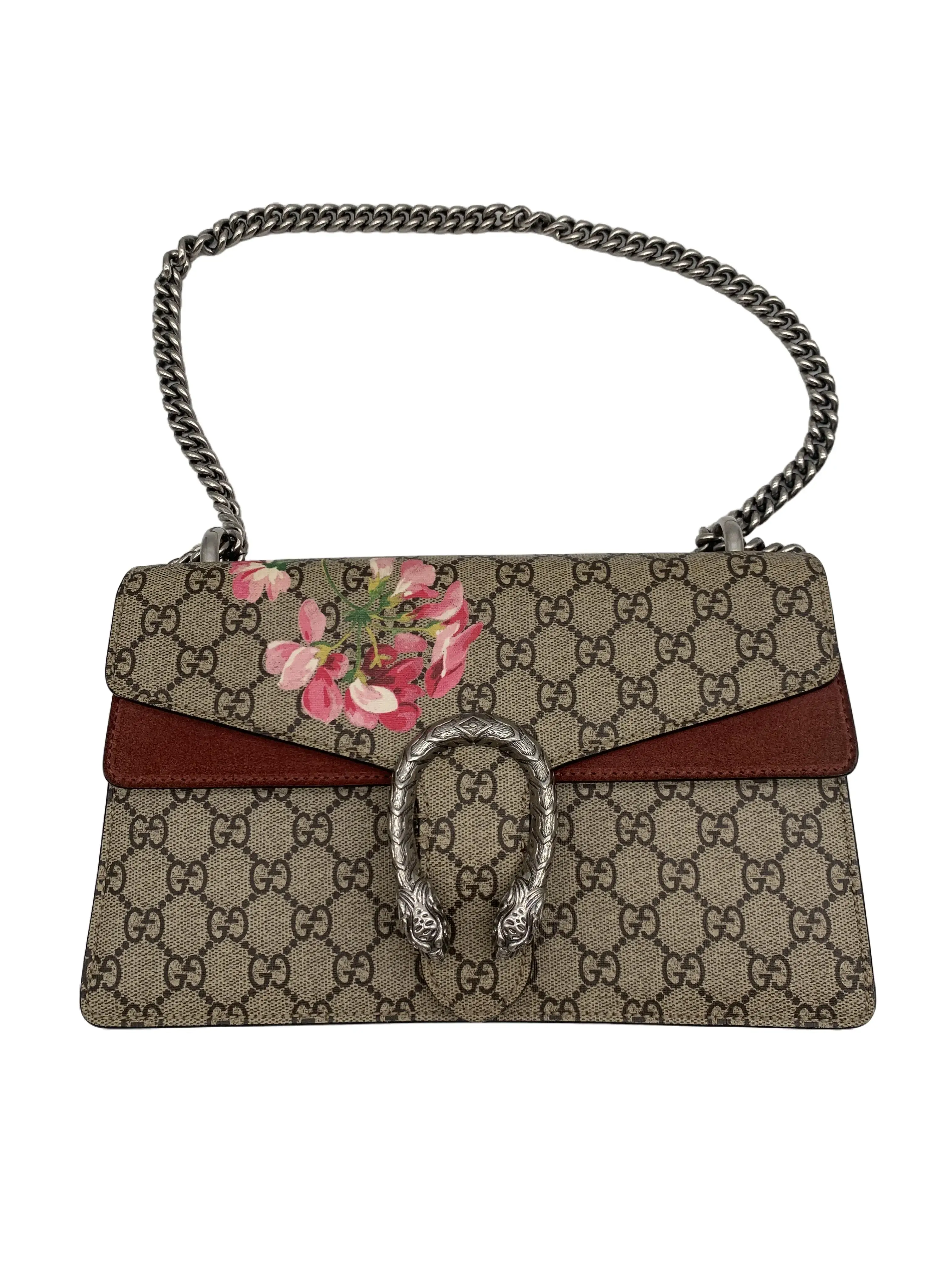Pre-owned GUCCI Floral‑Print Dionysus Chain Cross‑body Bag/WJ07212211/2211
