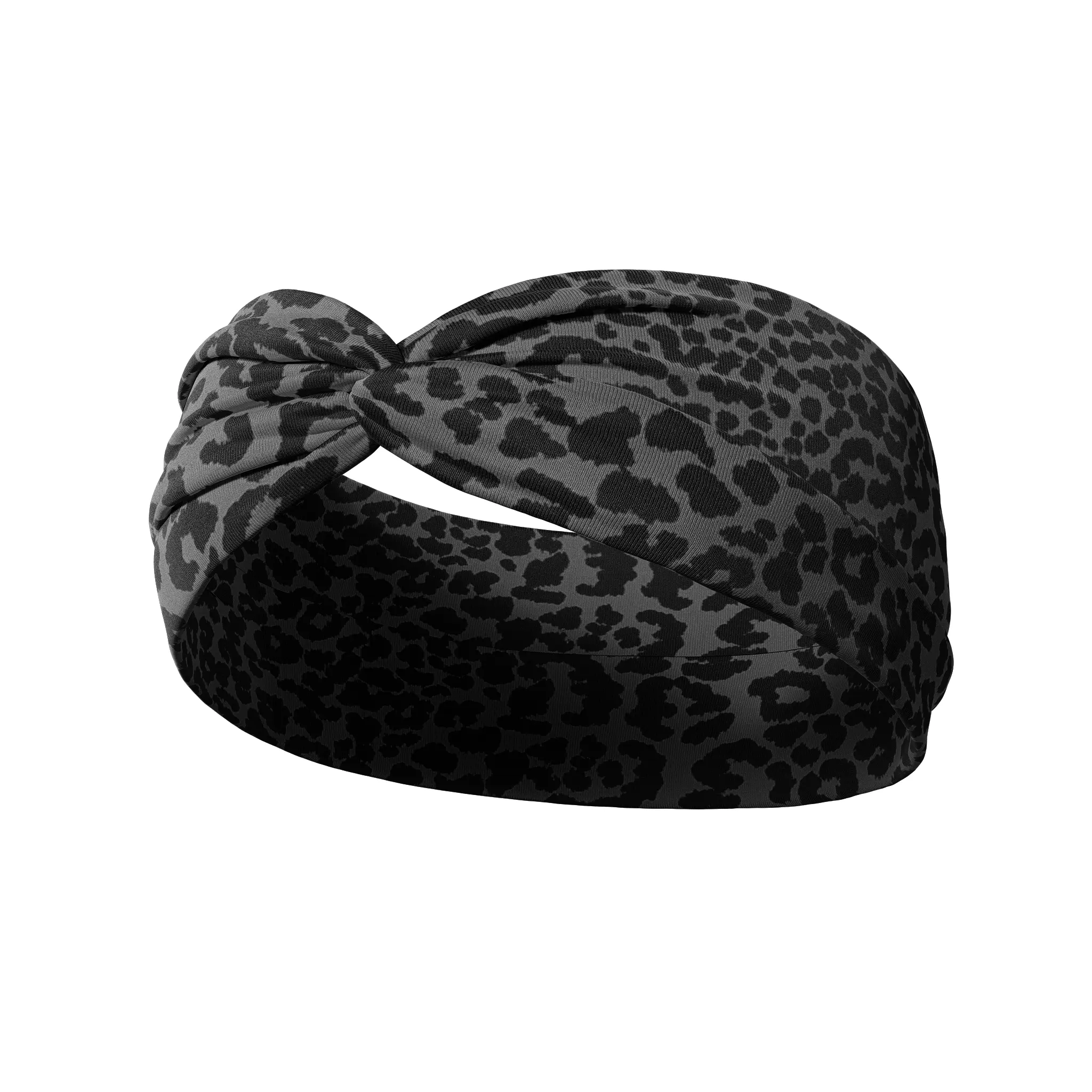 Moonlit Leopard on Grey