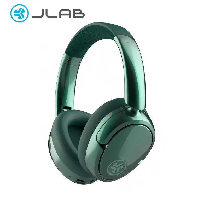 JLab JBuds Lux ANC Jélle Wireless Noise Cancelling Headphones - Custom Audio Device with Bluetooth Connectivity, Adjustable Fit, Wired Cable Option, Android Compatibility, Charging Function