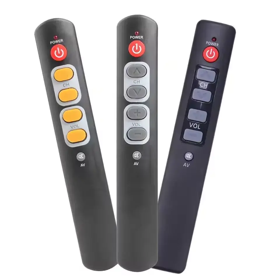 Copy IR Remote for TV STB DVD VCR Universal 6 Big Button Learning Remote Control Programmable Electronic Smart Home Accessories