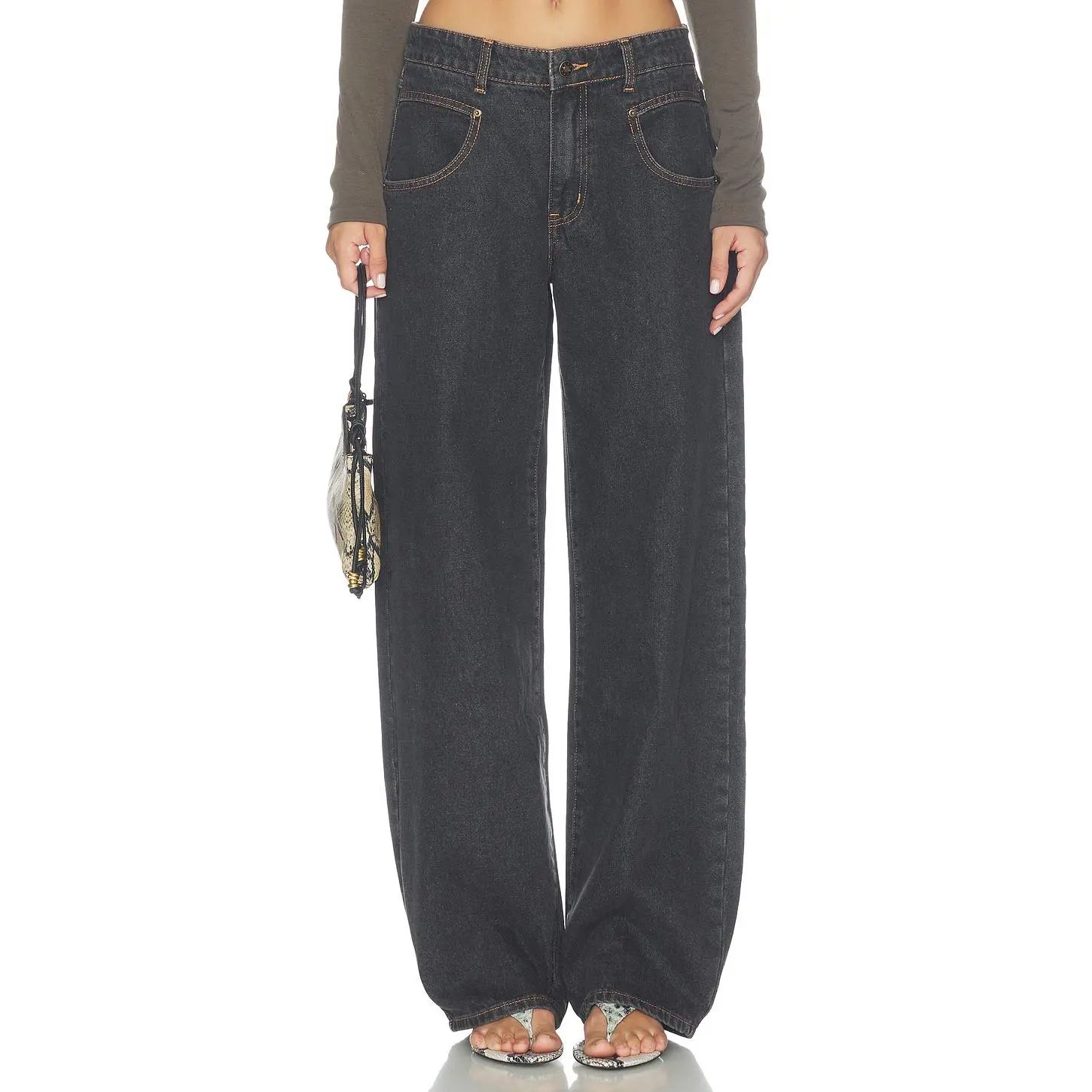 LIONESS Serenity Jeans in Charcoal