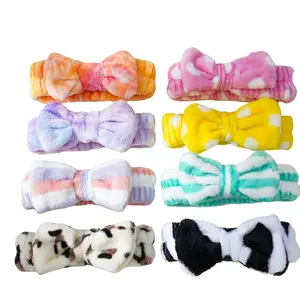 8PCS fluffy colored hair bands, Elastic hair accessory, suitable for ladies' daily use at home, campus, dormitory, and business trips, for washing and fixing frizzy hair. Absorbent, washable, and not easy to get dirty