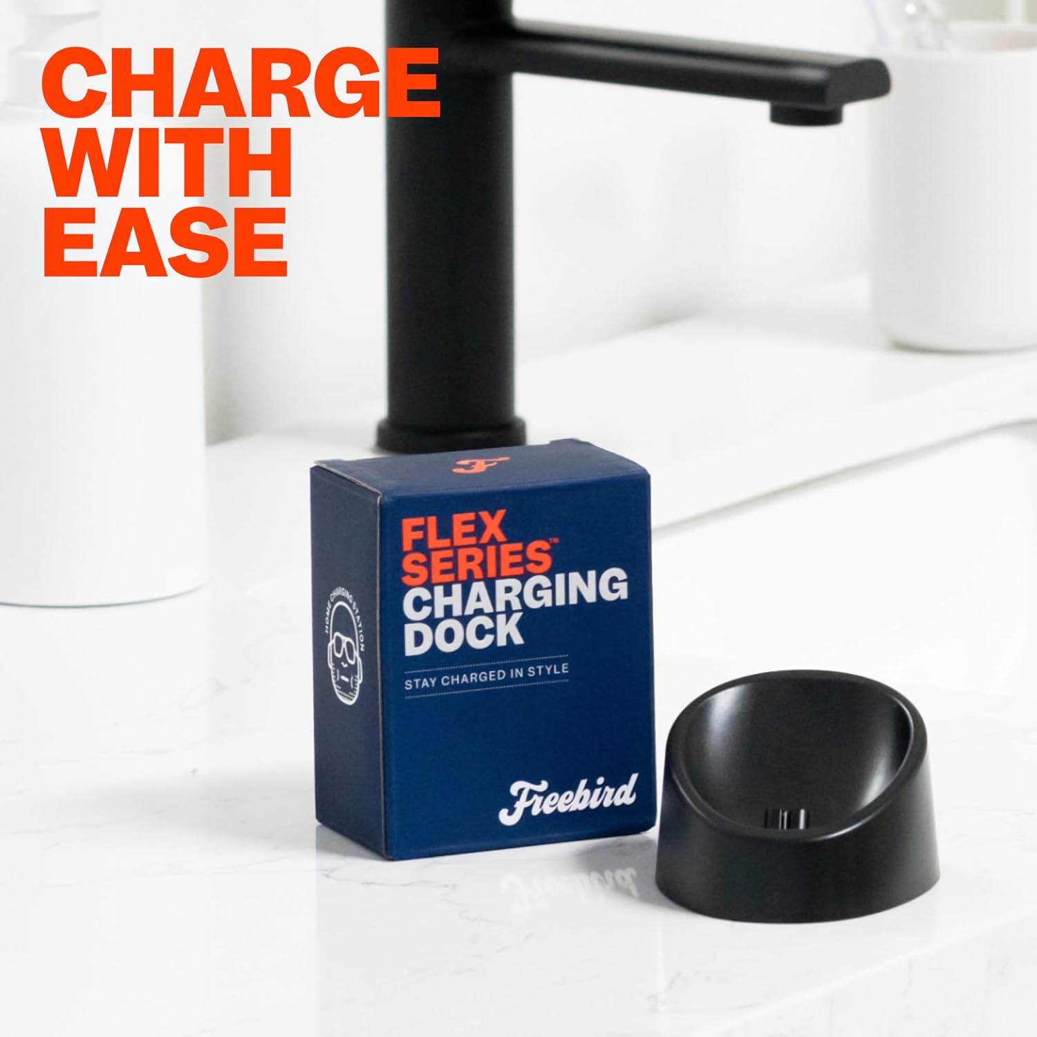 Freebird FlexSeries Charging Dock – Premium Grooming Device Stand for Always-Ready Shaver *Charging Dock Only, Shaver Not Included* Personal Care Appliances Chargeable