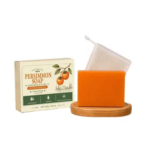 Deodorizing Persimmon Soap, 2026 New Persimmon Soap for Old People Smell with Japanese Persimmon and Tea Extract, Persimmon Body Wash Soap for Men & Women Dry and Aging Skin