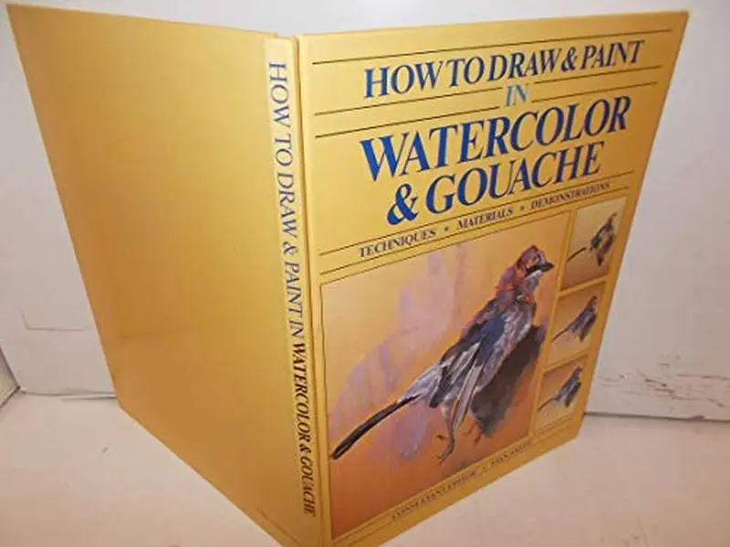 USED Book - How to Draw and Paint in Watercolor and Gouache (Paperback) - english