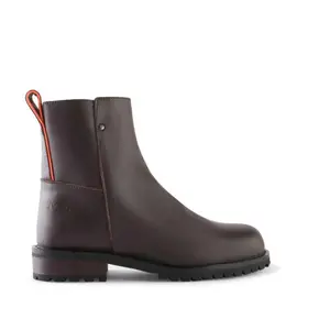 Juno Jones Meti Women’s Steel Toe Work Boots – 6” Pull-On Zipper Safety Boots with Puncture Resistance