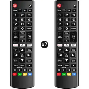 (Pack of 2) Universal Remote for LG Smart TV, Compatible with All LG TV Remote Control LCD LED OLED UHD HDTV 3D 4K Smart TV Models, Replacement Remote-USA