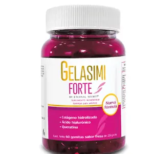 Gelasimi Forte gummies (60 gummies) Hydrolyzed collagen Biotin and Keratin Healthcare Supplement Dietary Edible Beauty Hair Nail Healthy Colagen Optimum Bathroom Fitness