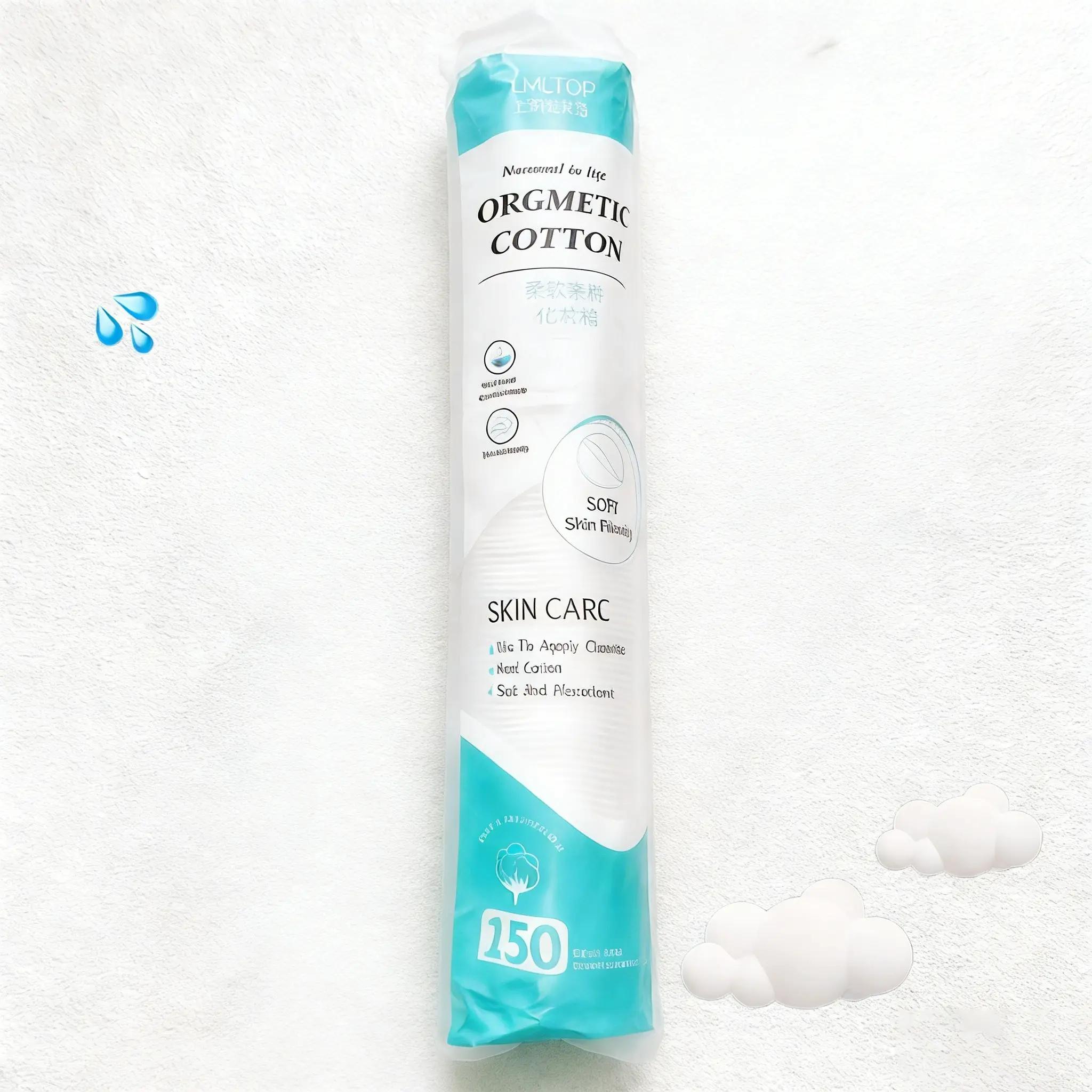 Hypoallergenic 100% Facial Cotton Pads for Makeup Removal & Skincare, Gentle on All Skin Types, Multiple Pack Sizes Available, Soft Makeup Remover Tool