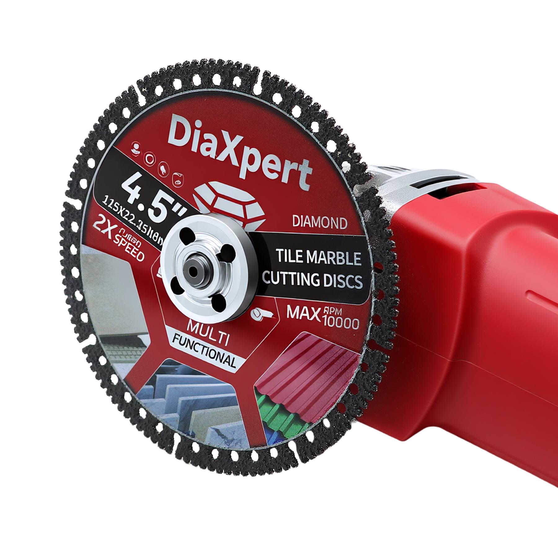 Composite multi functional cutting blade for tiles slate marble color steel tile iron sheet metal angle grinder brazing dry cutting sharp durable no chipping for masonry