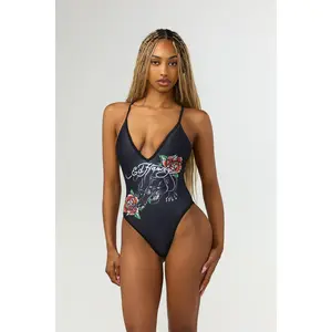 PANTHER & PETAL - ONE PIECE - BLACK