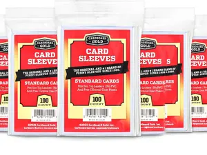 Cardboard Gold Penny Sleeves – Crystal‑Clear Standard Card Protectors