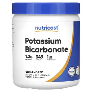 Nutricost Potassium Bicarbonate, Unflavored, 16 oz (454 g)
