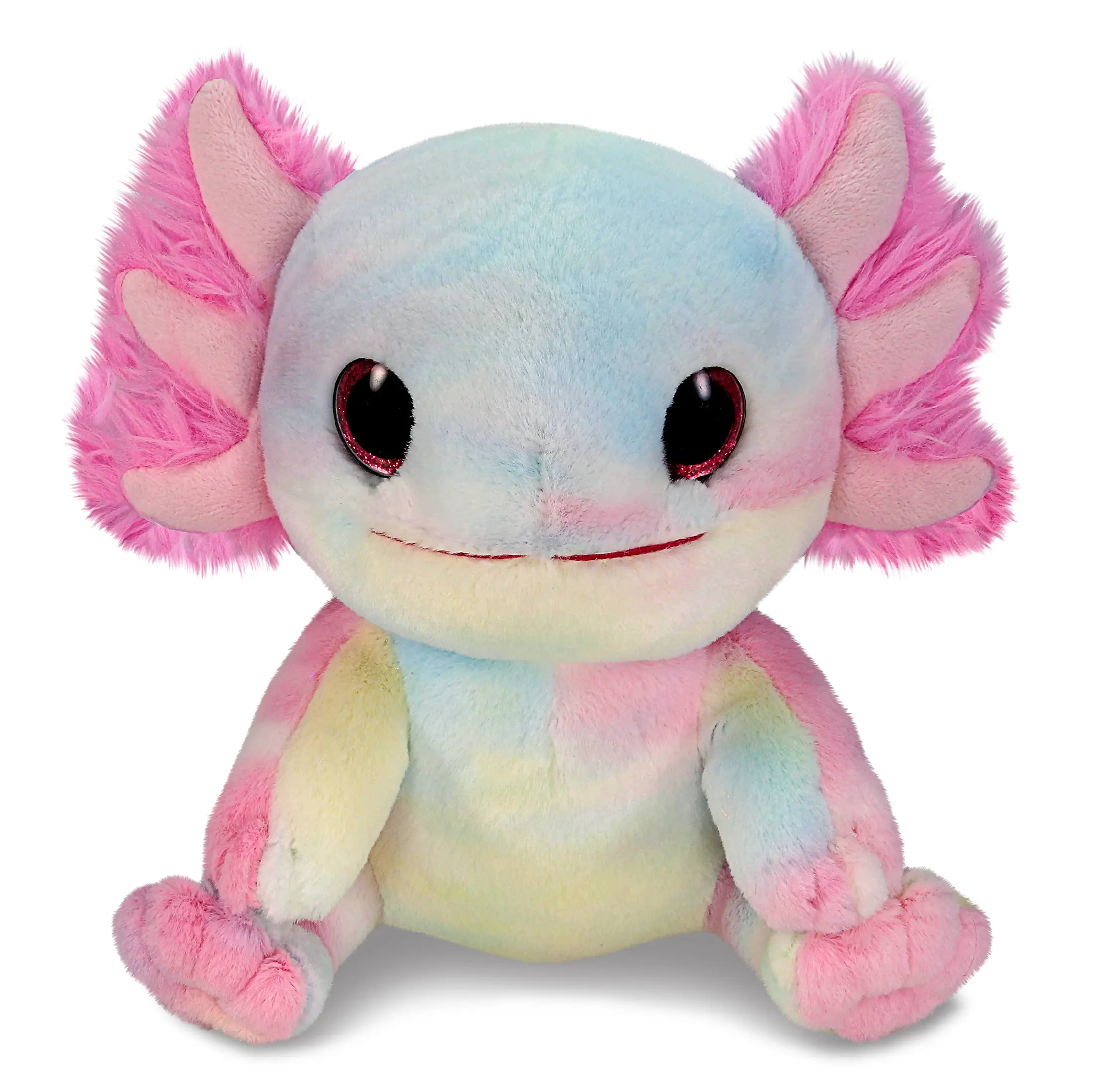 PLUSH - RAINBOW AXOLOTL 8"