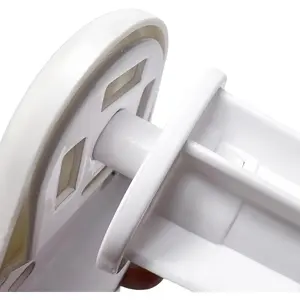 Heavy Duty Metal Bracket Roller Shade Clutch Kit for 1-1/2" 38mm Tube Idle End Window Roller Blind Hardware for Inside Outside Ceiling Mount White