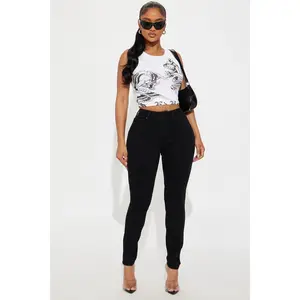 Tall Vibe Check Curvy Stretch Skinny Jeans - Black