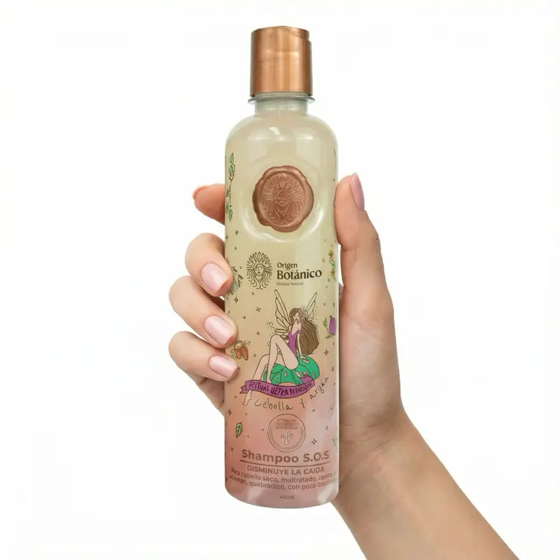 Origen Botánico Shampoo Hidratante SOS Onion and Argan 400ml for Hair Care