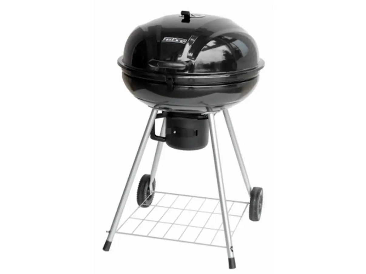 Mr. Bar-B-Que 2.5 in. Steel Kettle Shape Round Dome Charcoal Grill with Rack, for Outdoor BBQ