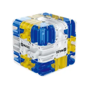 3D Ball Maze Cube Puzzle, Educational Logic Game Toy, Parent Child Interactive Battle Cube, Stress Relief Toy for Brain Training