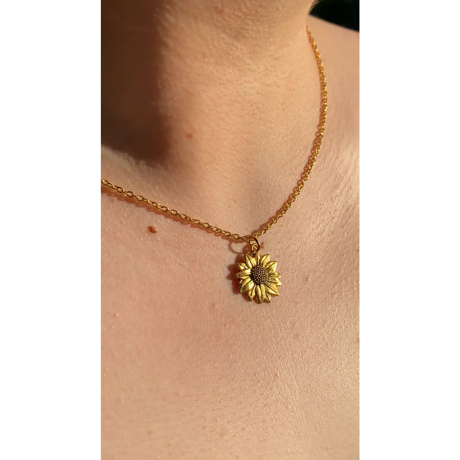 Sunflower Necklace