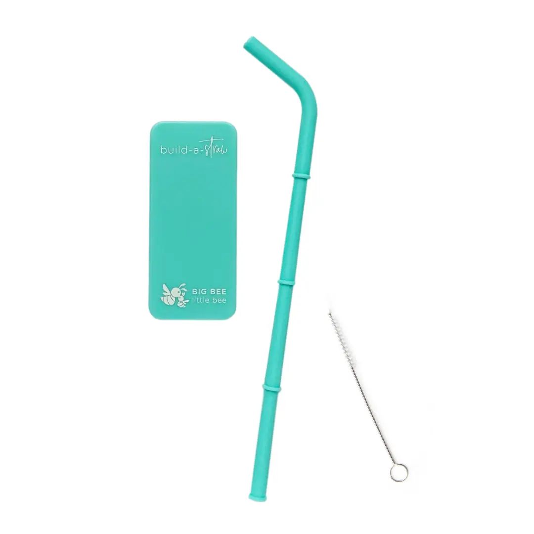 Build-A-Straw Reusable Silicone Straw with Travel Case Build-A-Straw Reusable Silicone Straw with Travel Case