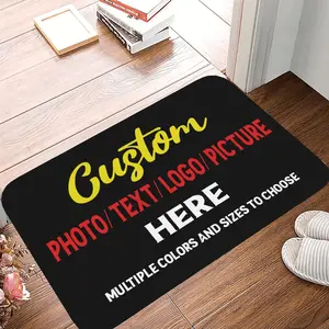 Personalized Area Rugs| Fast & Free US Shipping🚚Custom Rug with Logo, Text or Photo, Personalized Non Slip Washable Area Rugs for Business, Bedroom, Living Room, Office, Garden or Balcony, Decorative Custom Floor Mat, Multiple Sizes (18"x47")