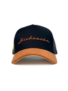 " MICHOACAN "  Signature Black & Brown Cap