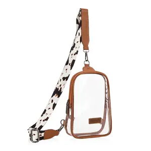 Wrangler Crossbody Clear Sling Bags for Women Stadium Approved Cross Body Purse