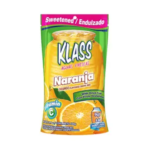 9x Klass Powder Narinja Orange - Drink Mix Beverage Refreshing Hydration Water Flavoring Instant Liquid Enhancer Fruit Juice Soda Alternative Party Supply Pantry Staple Bulk Bundle Lot Wholesale Packet Packets Sachet 14.1oz 9ct 14.01
