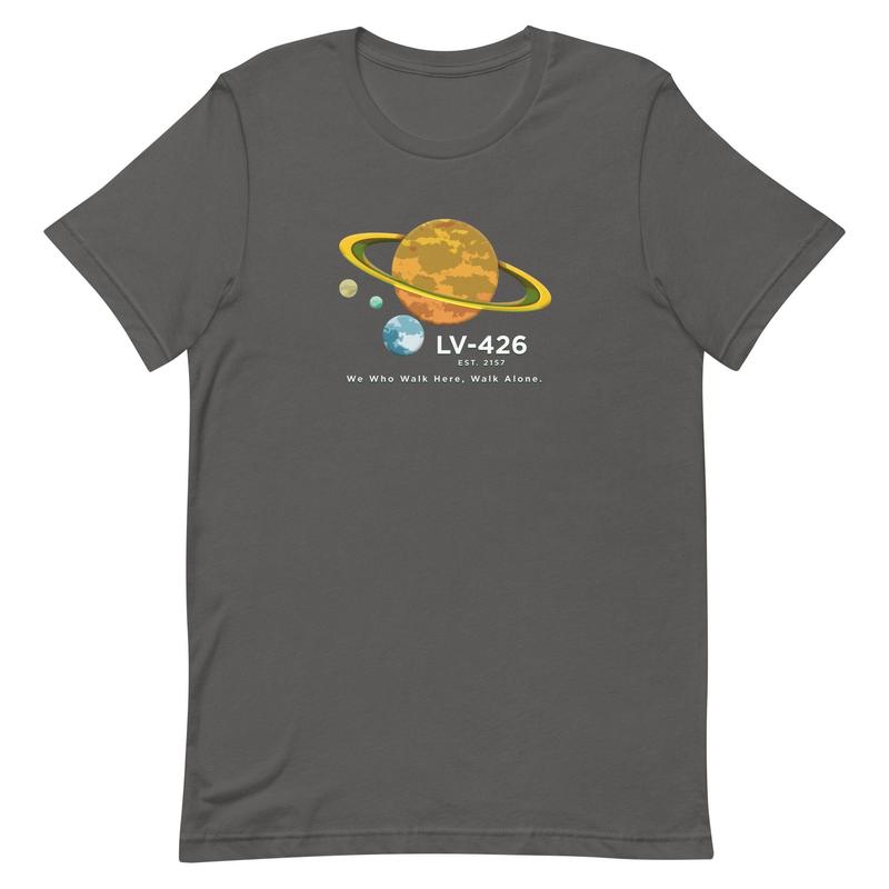LV-426 Cotton Unisex T-Shirt for Men - Casual Streetwear Top