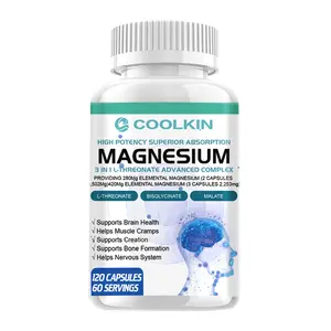 Coolkin dietary supplement, 120 softgels, contains a 3-in-1 L-threonine advanced complex for efficient absorption and support for muscle, bone, brain, and nerve health.