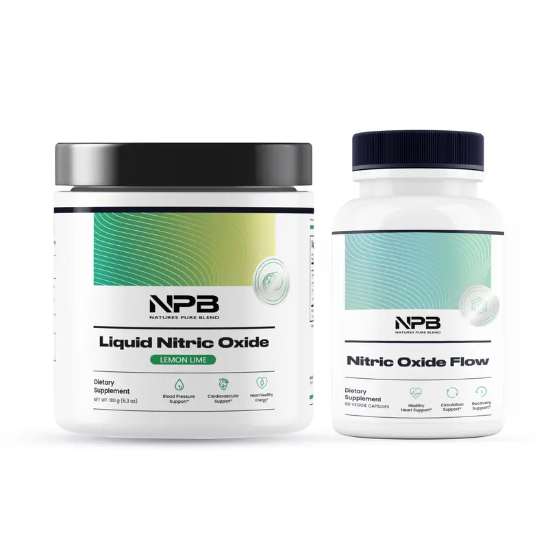 Nitric Oxide Bundle - Support Normal Blood Pressure, Circulation Booster, Heart Health