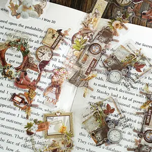 Six types of sticker packs from the Yiniao Misty Garden Series