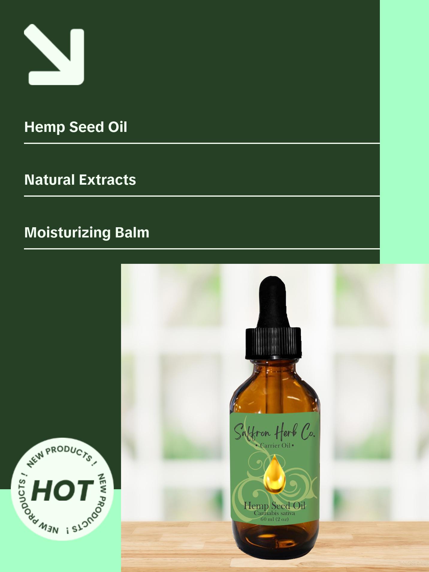 Hemp Seed Carrier Oil