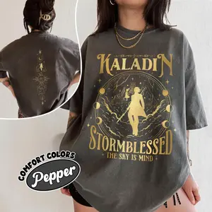 Stormlight Archive Kaladin Stormblessed Comfort T-Shirt, Windrunner Hero Fantasy Graphic Tee, Epic Book Series Fan Shirt, Comfort