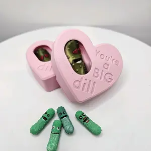 Heart-Shaped Pickle Fidget Containers