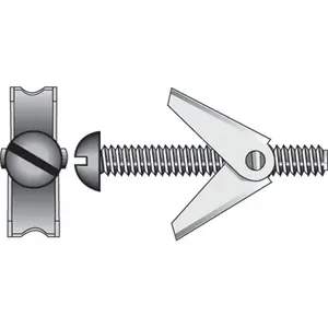 212 MAIN 0.13x3 in. Toggle Bolt, 15-Piece Card (5-Pack Total), Door Hardware for Sailing, Water Sports Activities