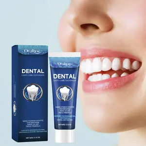 Oralhoe Tooth Care Remineralizing Gentle Effective Toothpaste for Clean Hygiene, Reduces Stains for Naturally Luminous Teeth, Oral Brightening, Fresh Mint Flavor for Daily Use