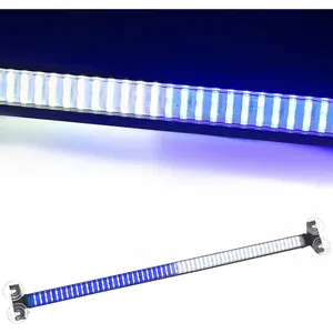 12V Car Truck Emergency Strobe Flash Light Sucker Dashboard Interior Windshield Warning Light Bar Current 120 LED 120W Blue White