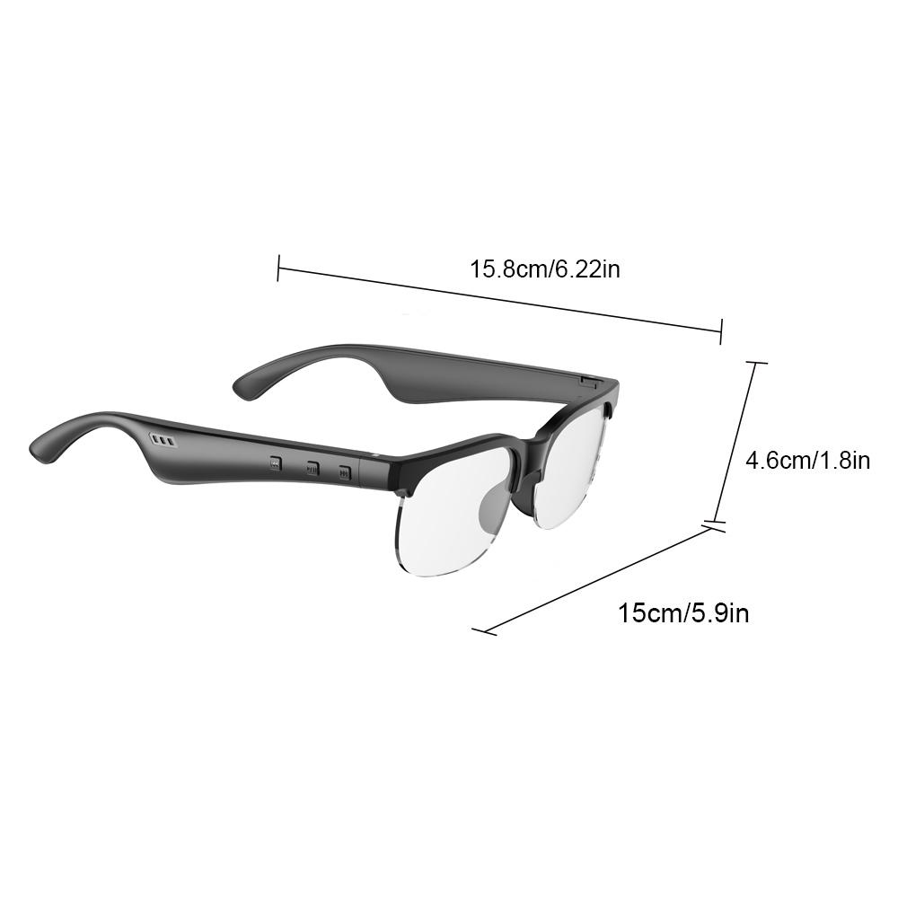 2IN1 Smart Glasses Bluetooth  Earphone  For   Music & Calls Outdoor Sports Headphones