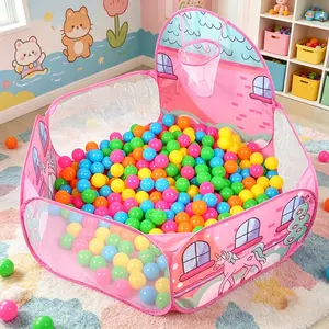 Kids Foldable Play Tent, Durable Ball Pit, Large Pop-Up Playpen, Ideal Birthday Christmas Halloween Thanksgiving Gift, Balls Not Included