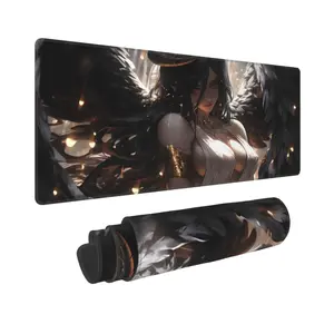 Sensual Albedo Overlord Desk Mat 11.8×31.5 in – Extra Large Smooth Surface Mouse Pad for Gamers
