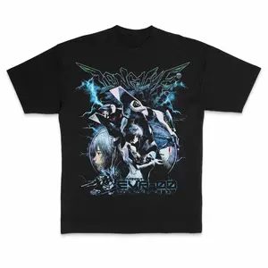 Eva Unit-00 Anime T-Shirt, Neon Genesis Evangelion Mecha Graphic Tee, Manga Fan Shirt