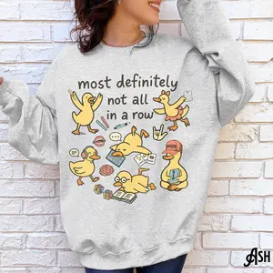 Funny Speech Language Pathologist T-Shirt OR Sweatshirt, Speech Therapy , SLP, SLPA, Ducks Not In A Row, Speech Pathology Cotton Fit