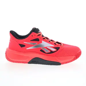 Reebok Engine LT Mens Red Mesh Lace Up Lifestyle Sneakers Shoes