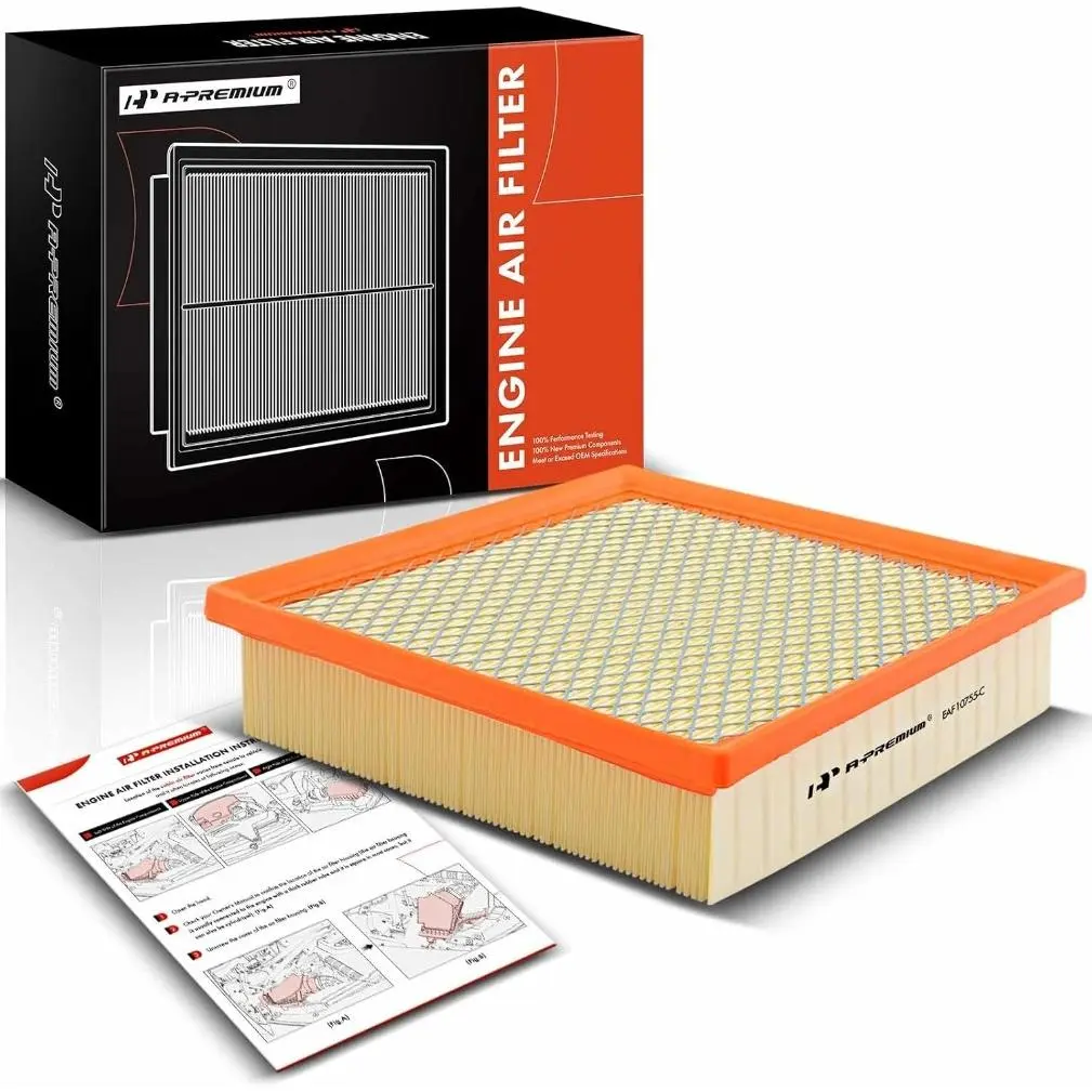 Premium Engine Air Filter Compatible With Toyota,Dodge,Jeep & Lexus Models-Camry,Highlander,Avalon,Sienna,Durango,Grand Cherokee,ES350,NX300,RX350-Replace# 17801-0P050